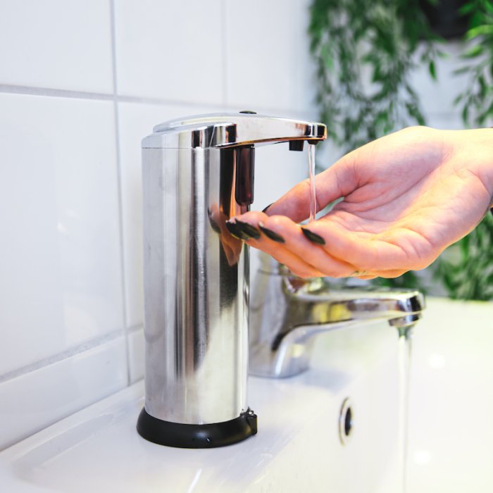 Automatisk såpepumpe med sensor