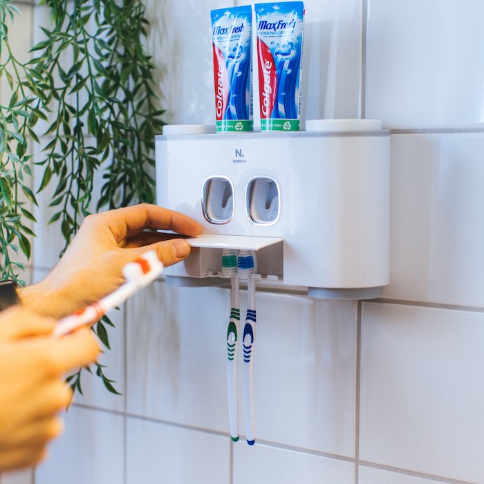 Tannbørsteholder i smart design