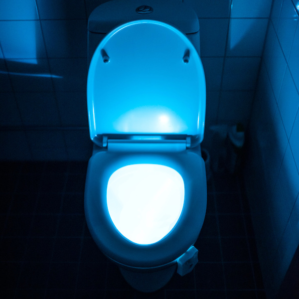 LED-belysning for WC